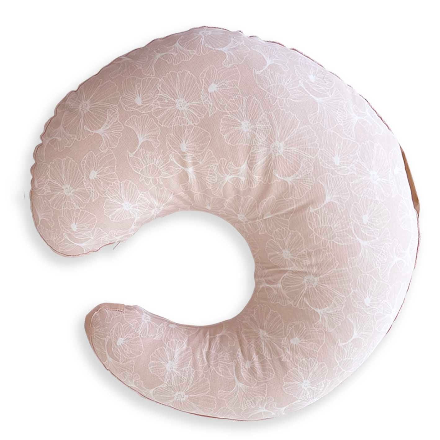 Organic Nursing Pillow Pink Posy