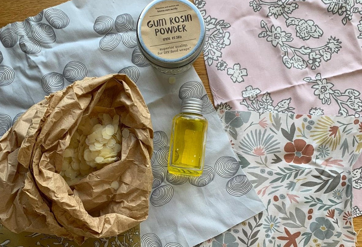 We made our own Beeswax Wraps