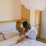 Pregnancy Pillow in Pinstripe