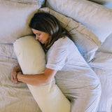 Pregnancy Pillow in Pinstripe