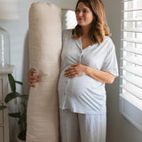 Pregnancy Pillow in Oat