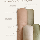 Pregnancy Pillow in Blossom