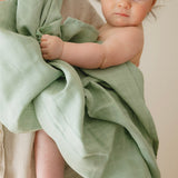 Organic Swaddle in Sage