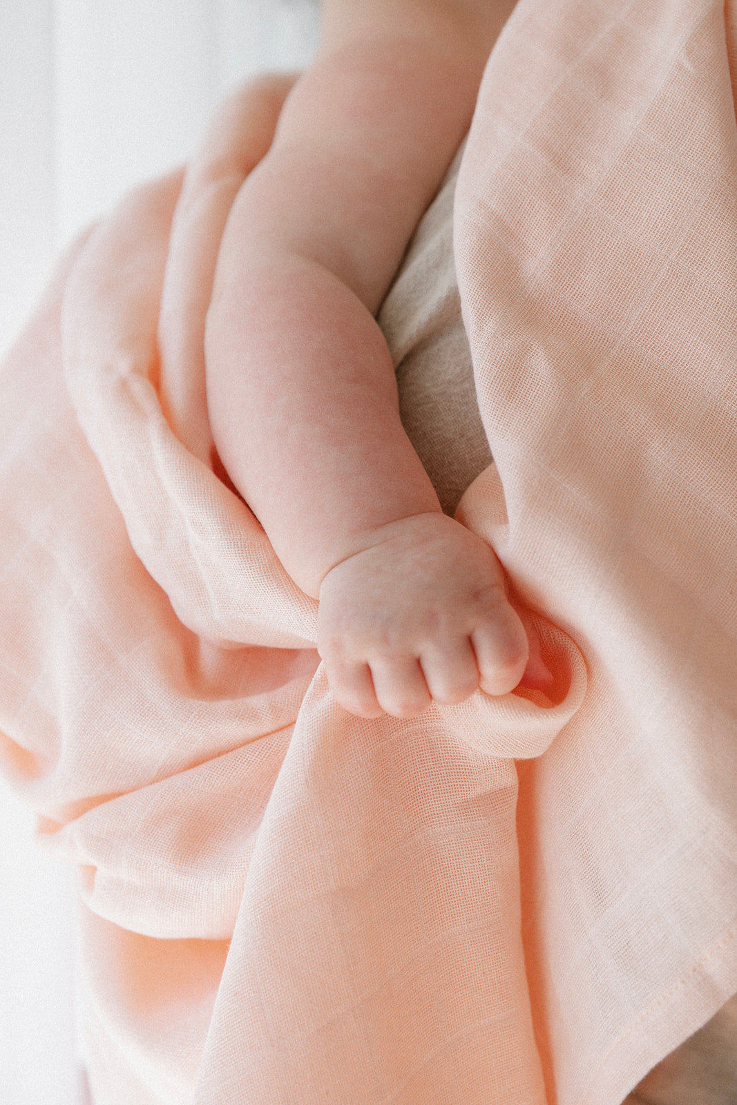 Organic Muslin Wrap - Rose