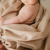 Organic Swaddle in Latte