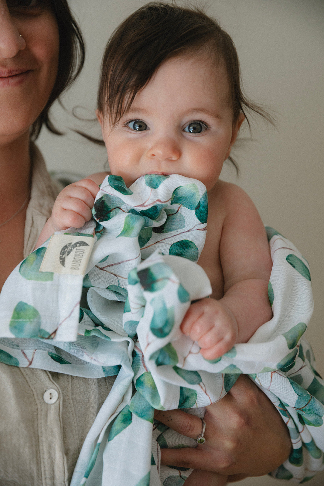 Organic Muslin Wrap - Eucalyptus