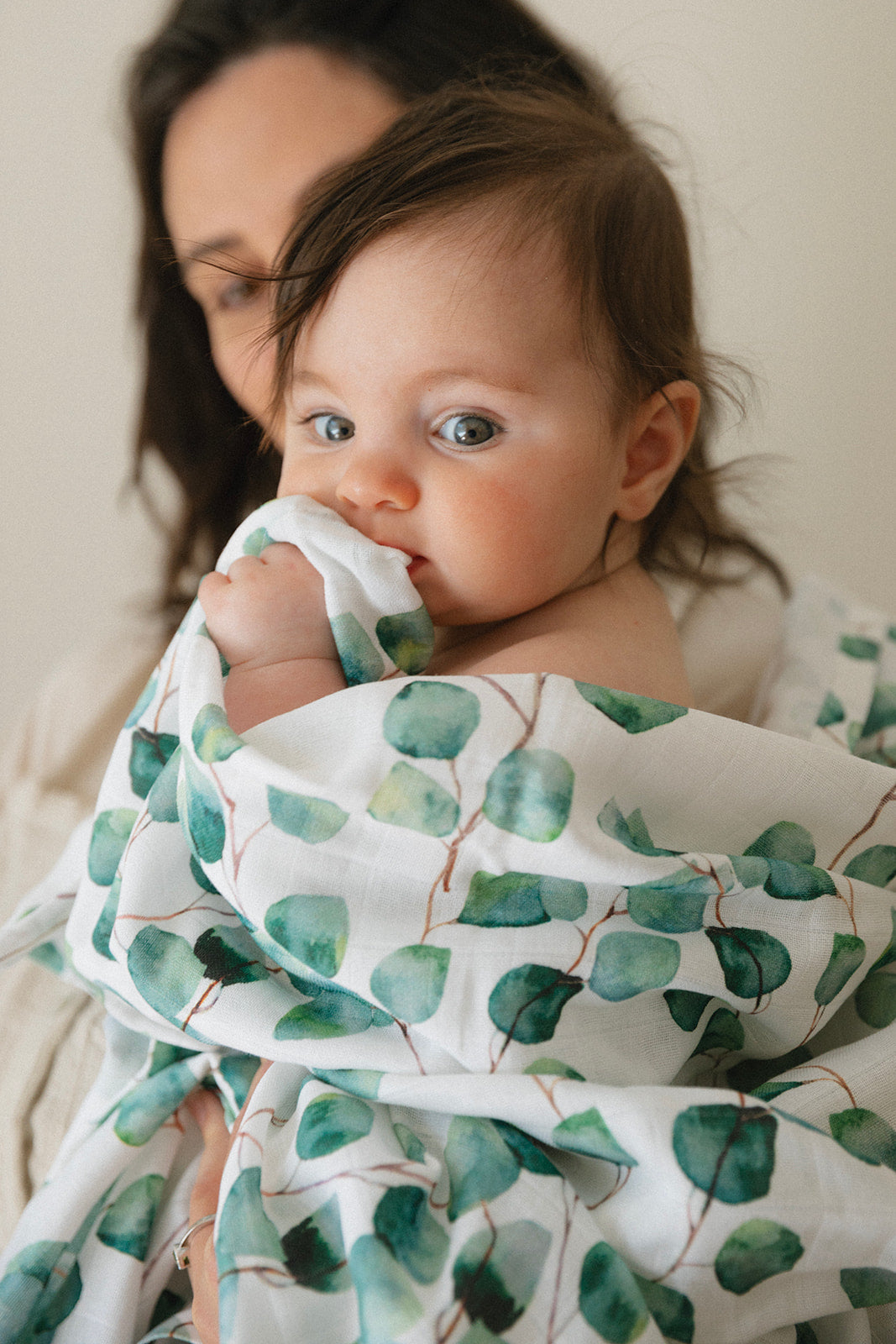 Organic Muslin Wrap Eucalyptus