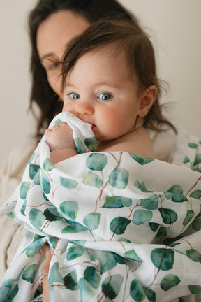 Organic Muslin Wrap - Eucalyptus