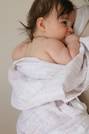 Organic Muslin Wrap - Moonstone