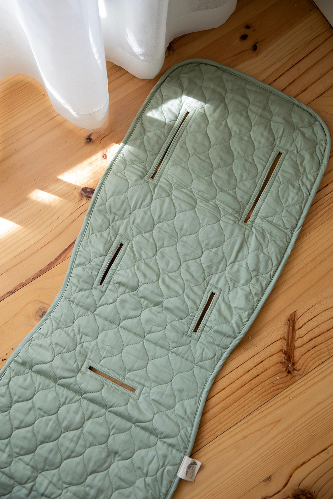 Organic Pram Liner - Sage