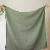 Organic Swaddle in Forest Fern