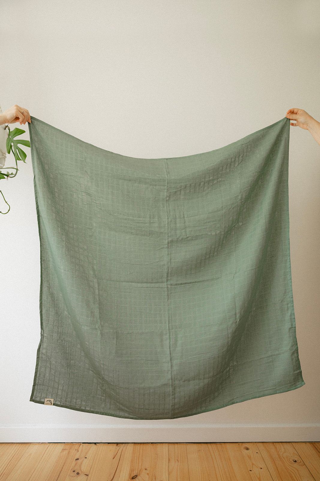 Organic Muslin Wrap - Forest Fern