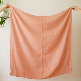 Organic Swaddle in Dusty Rose