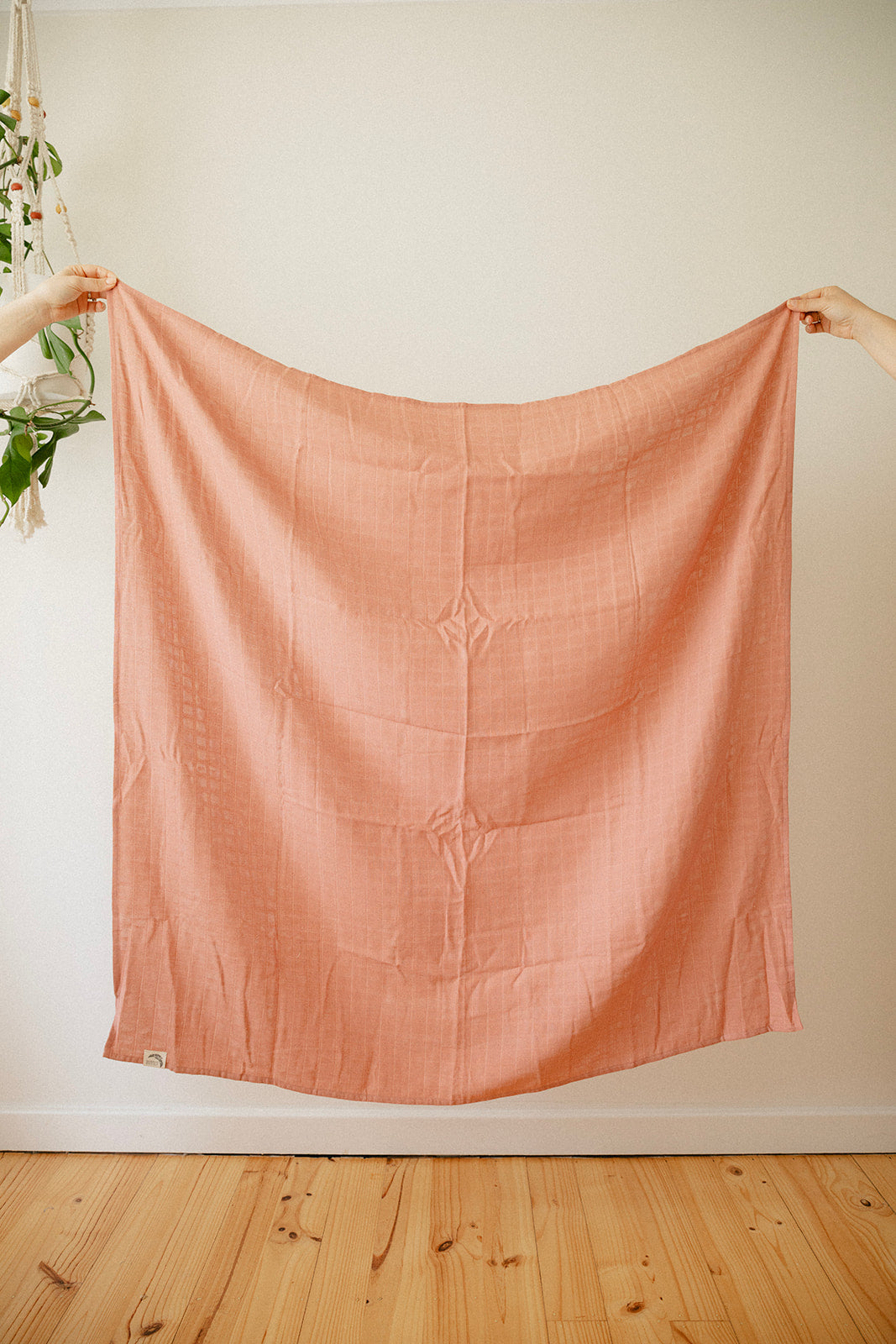 Organic Muslin Wrap - Dusty Rose