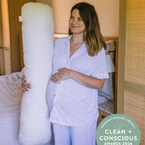 Pregnancy Pillow in Pinstripe