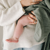 Organic Swaddle in Forest Fern