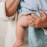 Organic Swaddle in Ocean Mist
