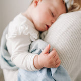 Organic Swaddle in Ocean Mist