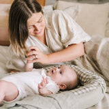 Baby Nest in Sage + Cream Gingham