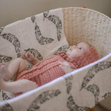Organic Swaddle in Feather