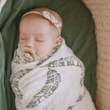 Organic Swaddle in Feather