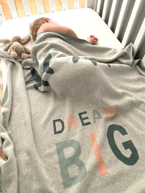 Organic Cot Blanket - Dream big