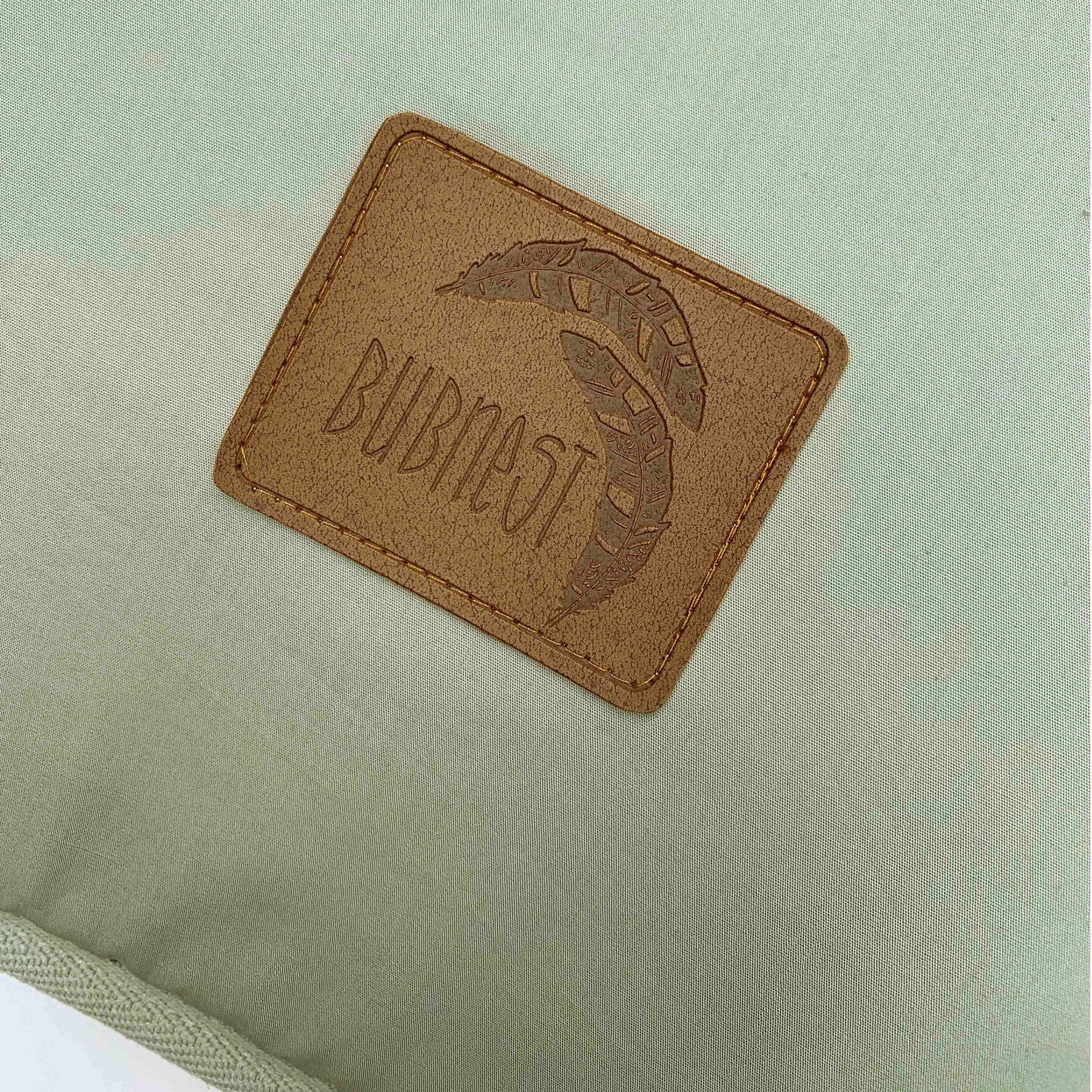 Organic Baby Nest Cover - 2in1 Tropisk/Sage
