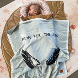 Organic Cot Blanket - Reach for the stars